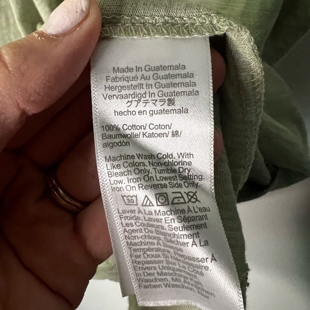 J. Crew OliveGreen 'Ensworth Garden Market' Short Sleeve Tee - Picture 5 of 6